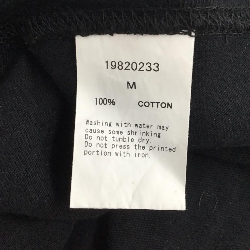 カブー KAVU Tシャツ 半袖 19820233 アップルT フロッキープリント クルーネック M ロゴ、文字 黒 / ブラック / メンズ USED 古着 中古 10124968