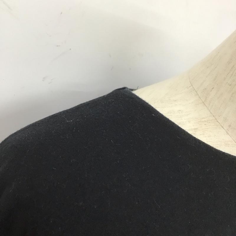 ハレ HARE カットソー 半袖 半袖カットソー クルーネックカットソー フリルカットソー 切り替えカットソー M 無地 黒 / ブラック / X 紺 / ネイビー / メンズ USED 古着 中古 10106733