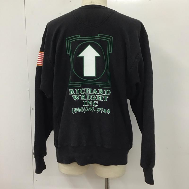 チャンピオン Campion トレーナー 長袖 M 無地 黒 / ブラック / メンズ USED 古着 中古 10110525