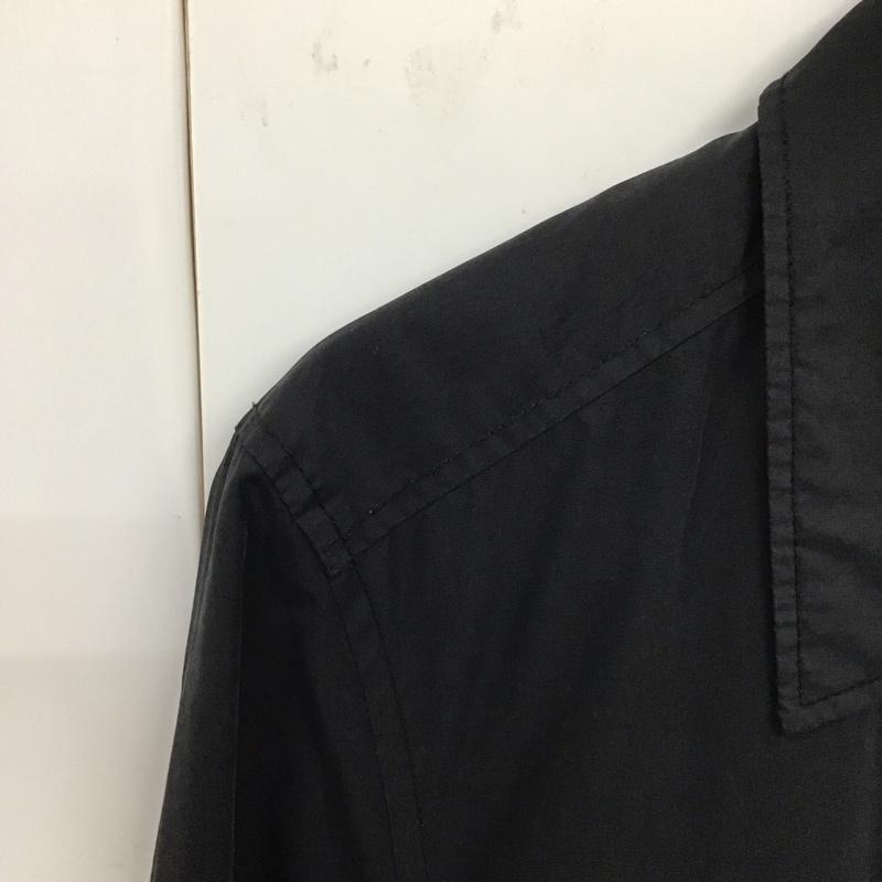 エディーバウアー Eddie Bauer コート コート一般 001-9079 ステンカラーコート M 無地 黒 / ブラック / メンズ USED 古着 中古 10131928