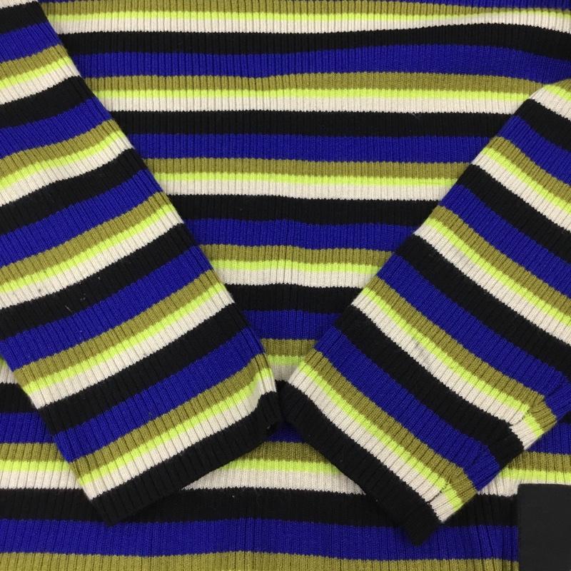 カンゴール KANGOL ニット、セーター 長袖 H&M L ボーダー柄 マルチカラー / マルチカラー /  レディース USED 古着 中古 10110744