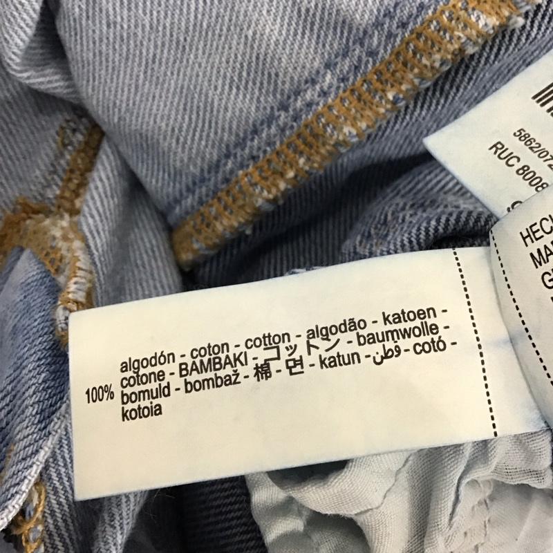 ザラ ZARA パンツ デニム、ジーンズ 5862 072 427 リメイク風 無地 青 / ブルー / レディース USED 古着 中古 10122044