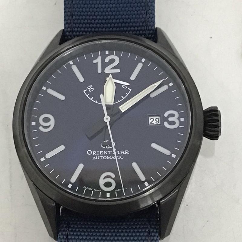 オリエントスター ORIENTSTAR 腕時計 アナログ(自動巻き) RK-AU0207L ロゴ、文字 紺 / ネイビー / メンズ USED 古着 中古 10134428