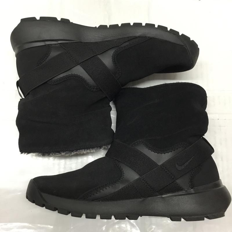 ナイキ NIKE ブーツ ショートブーツ 862513 004 24.5cm 箱有 ゴルカナ 24.5cm ワンポイント 黒 / ブラック / レディース USED 古着 中古 10108851