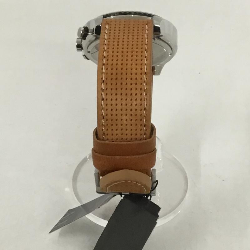 アルマーニエクスチェンジ A/X ARMANIEXCHANGE 腕時計 アナログ(クォーツ式) AX1608 レザーベルト ロゴ、文字 茶 / ブラウン / X 銀 / シルバー / X 黒 / ブラック / メンズ USED 古着 中古 10129462