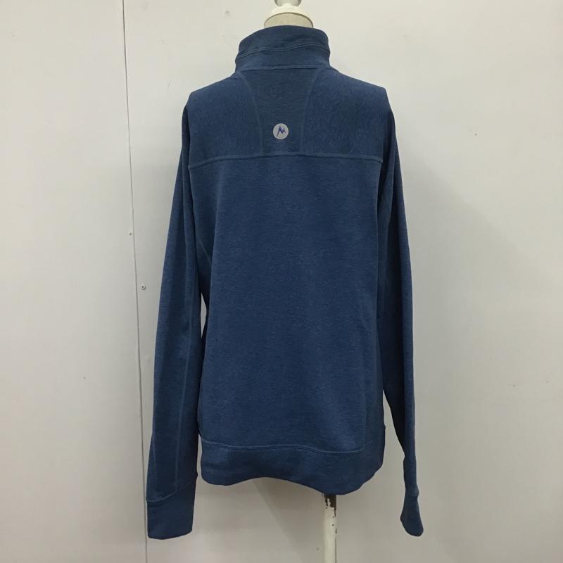 マーモット Marmot ジャケット、上着 ジャケット、ブレザー ジップアップジャケット ジャンパー アウター スポーツウェア XL ロゴ、文字 青 / ブルー / レディース USED 古着 中古 10105625