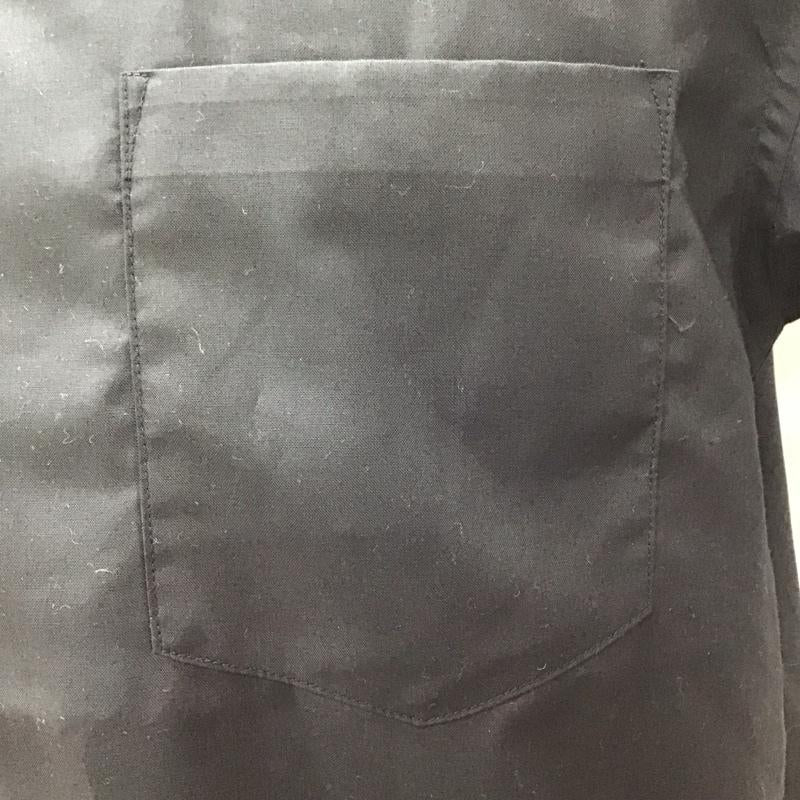 ユナイテッドアローズグリーンレーベルリラクシング UNITED ARROWS green label relaxing シャツ、ブラウス 半袖 半袖シャツ カラーシャツ 半袖カットソー ポケットシャツ S 無地 黒 / ブラック /  メンズ USED 古着 中古 10113216