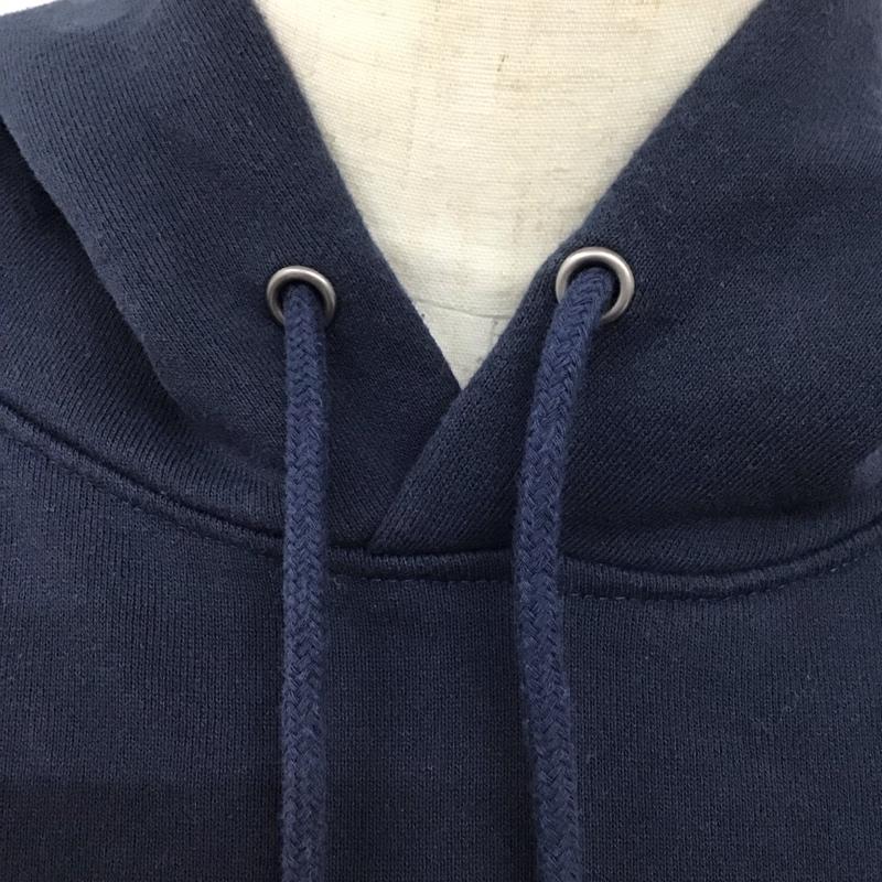 ショット schott パーカー 長袖 長袖パーカー プルオーバーパーカー スウェット XL ロゴ、文字 紺 / ネイビー /  メンズ USED 古着 中古 10124910