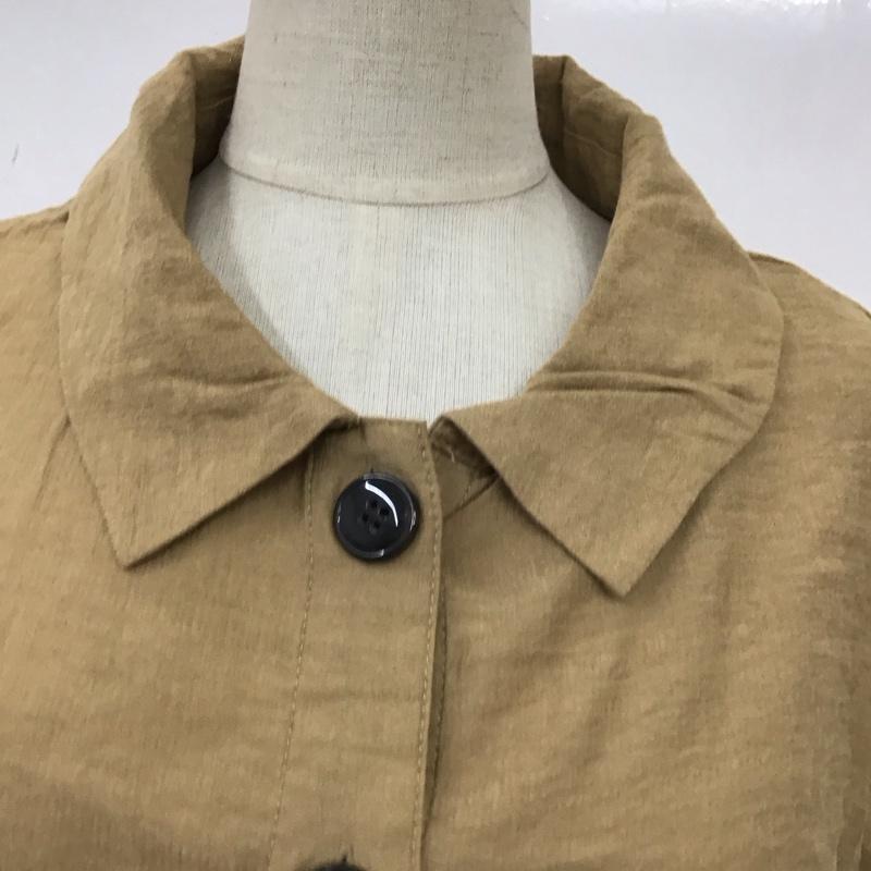 エヘカソポ ehka sopo シャツ、ブラウス 七分袖 1708593 ウエストドロスト FREE 無地 ベージュ / ベージュ / レディース USED 古着 中古 10118228