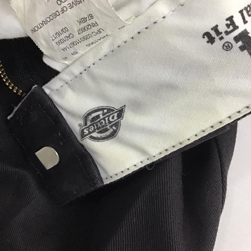 ディッキーズ Dickies パンツ ワークパンツ、ペインターパンツ ワークパンツ ワイドパンツ カジュアルパンツ 28インチ 無地 黒 / ブラック /  メンズ USED 古着 中古 10124645