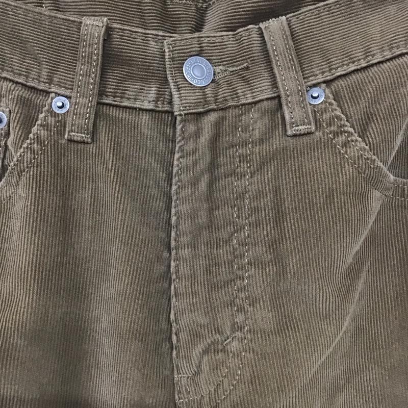 リーバイストラウスアンドコー Levi Strauss & co. パンツ ワークパンツ、ペインターパンツ コーデュロイパンツ スリムパンツ カジュアルパンツ 30インチ 無地 茶 / ブラウン / メンズ USED 古着 中古 10132095