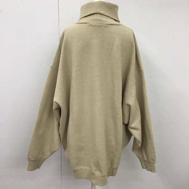 フリークスストア FREAK S STORE トレーナー 長袖 1322248901233 ヘビーウェイトタートルネックスウェット 長袖トレーナー FREE 無地 ベージュ / ベージュ / レディース USED 古着 中古 10121040