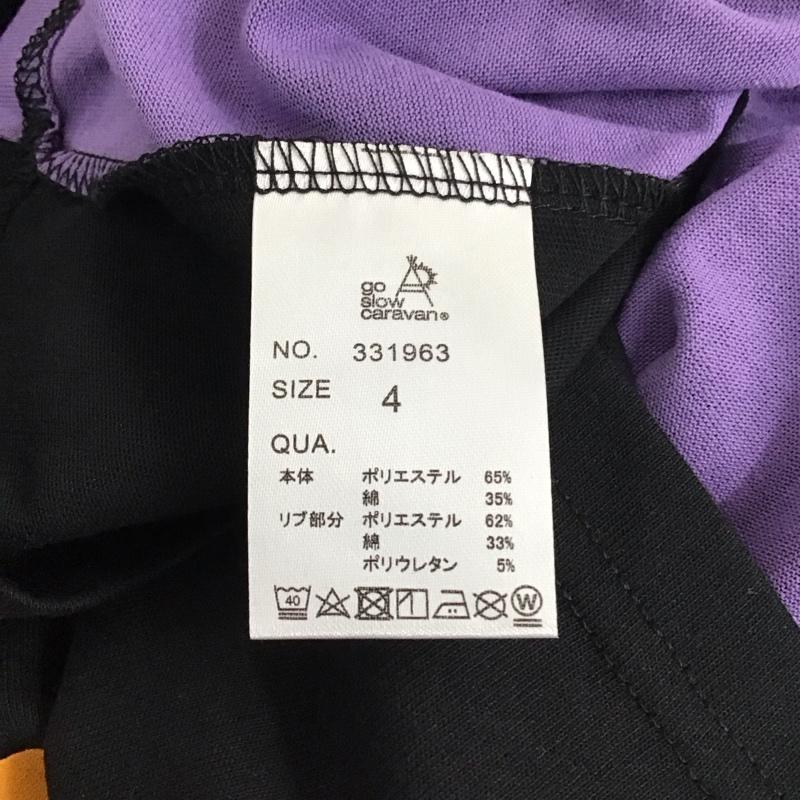 ゴースローキャラバン go slow caravan Tシャツ 半袖 4 ロゴ、文字 X プリント マルチカラー / マルチカラー / メンズ USED 古着 中古 10130167