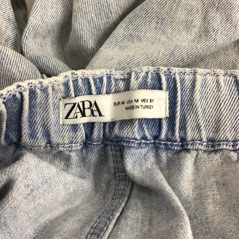 ザラ ZARA パンツ デニム、ジーンズ デニムパンツ ワイドパンツ カジュアルパンツ M 無地 インディゴ / インディゴ /  メンズ USED 古着 中古 10127309