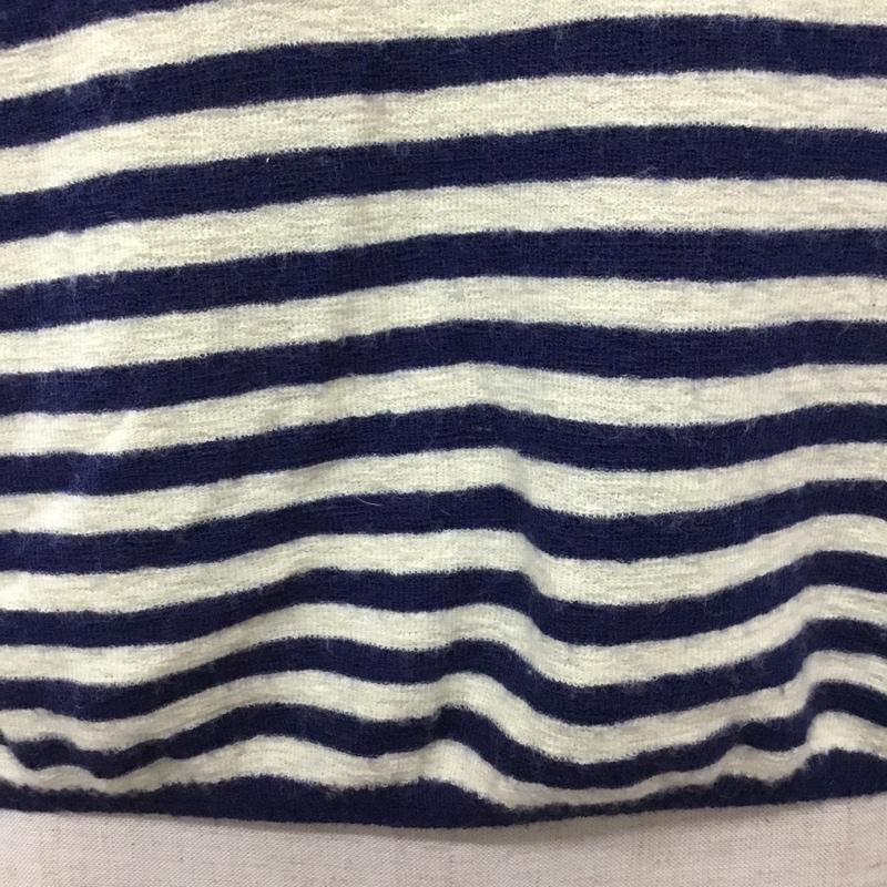 マカフィー MACPHEE カットソー 半袖 半袖カットソー ボーダーTシャツ クルーネックカットソー 1 ボーダー柄 白 / ホワイト / X 紺 / ネイビー / レディース USED 古着 中古 10118459