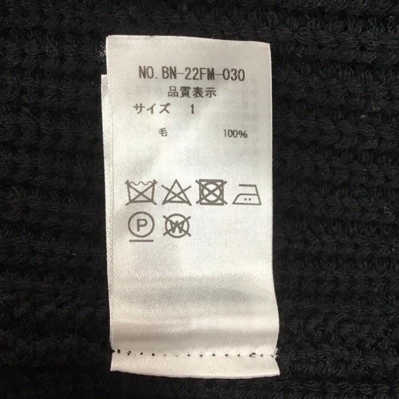 バトナー BATONER ニット、セーター 長袖 長袖ニットカットソー ニット セーター クルーネックニット 1 無地 紺 / ネイビー /  メンズ USED 古着 中古 10113184