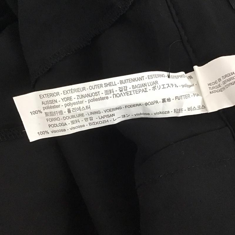 ザラ ZARA ボトムス ボトムス 7149 241 800 ワイドパンツ ストレートパンツ M レース柄 黒 / ブラック / レディース USED 古着 中古 10146922