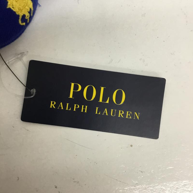 ポロラルフローレン POLO RALPH LAUREN 帽子 キャップ FREE ロゴ、文字 青 / ブルー / メンズ USED 古着 中古 10124386