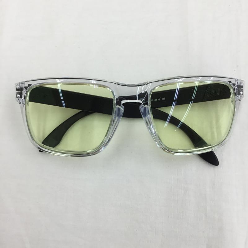 オークリー OAKLEY めがね・サングラス サングラス OO9244-6356 オークリー ホルブルック ワンポイント 透明 / クリア / X 黄緑 / イエローグリーン / メンズ USED 古着 中古 10133601