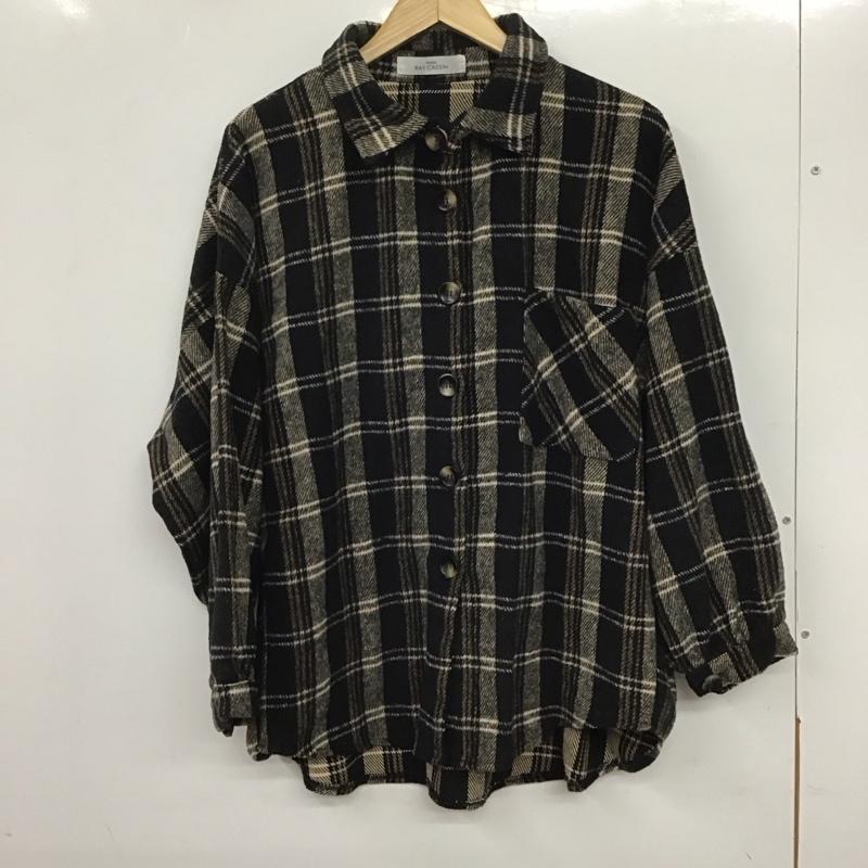 レイカズン Ray Cassin シャツ、ブラウス 長袖 長袖シャツ チェックシャツ カラーシャツ FREE チェック マルチカラー / マルチカラー / レディース USED 古着 中古 10135241