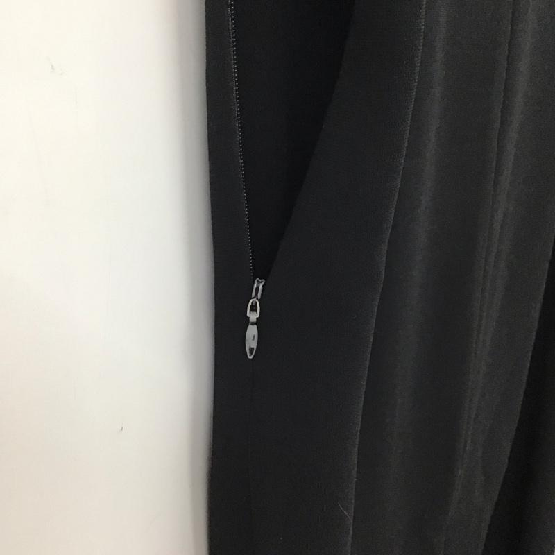 マックスマーラ Max Mara ワンピース ひざ丈スカート 40 無地 黒 / ブラック /  レディース USED 古着 中古 10133401