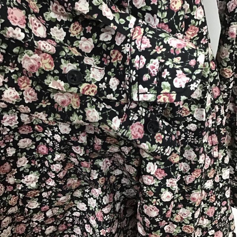 アールエヌエー RNA ワンピース ミニスカート 長袖シャツワンピース フレアスカート 前開き M 花柄 マルチカラー / マルチカラー / レディース USED 古着 中古 10126941