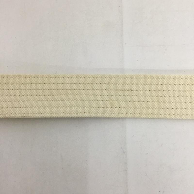 ポロラルフローレン POLO RALPH LAUREN ベルト・バックル ベルト 405544382 キャンバス レザー サビ加工 ダメージ加工 茶 / ブラウン / X アイボリー / アイボリー / メンズ USED 古着 中古 10129603