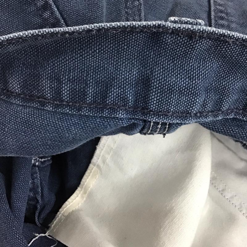 カーハート Carhartt パンツ ショートパンツ デニムショートパンツ ハーフパンツ カジュアルパンツ ロゴ、文字 紺 / ネイビー / メンズ USED 古着 中古 10109569