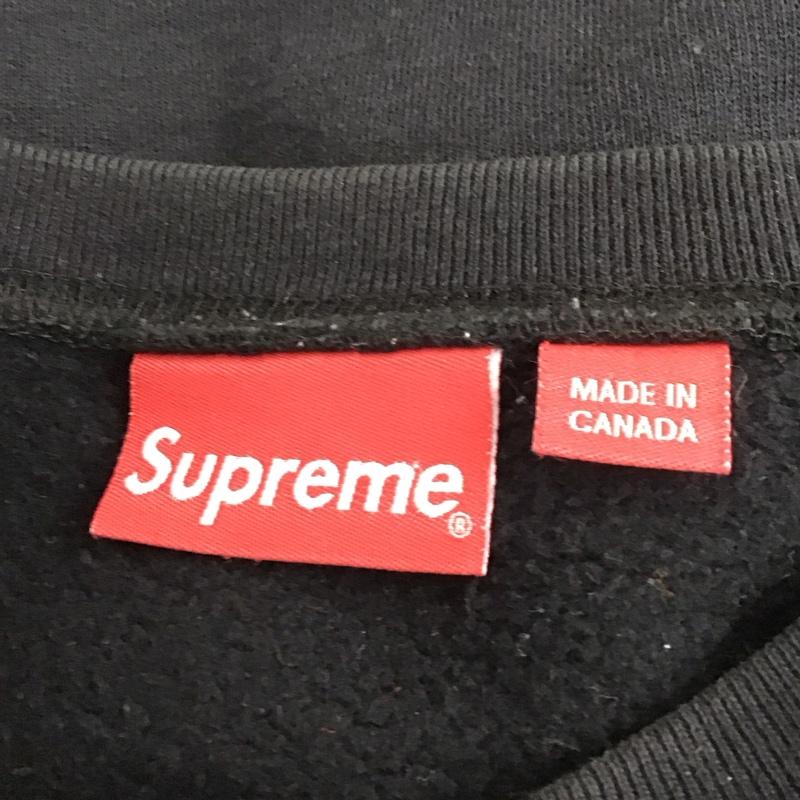 シュプリーム Supreme トレーナー 長袖 17SS Don tBeADickCrewneck 長袖トレーナー スウェット M ロゴ、文字 黒 / ブラック / メンズ USED 古着 中古 10110882
