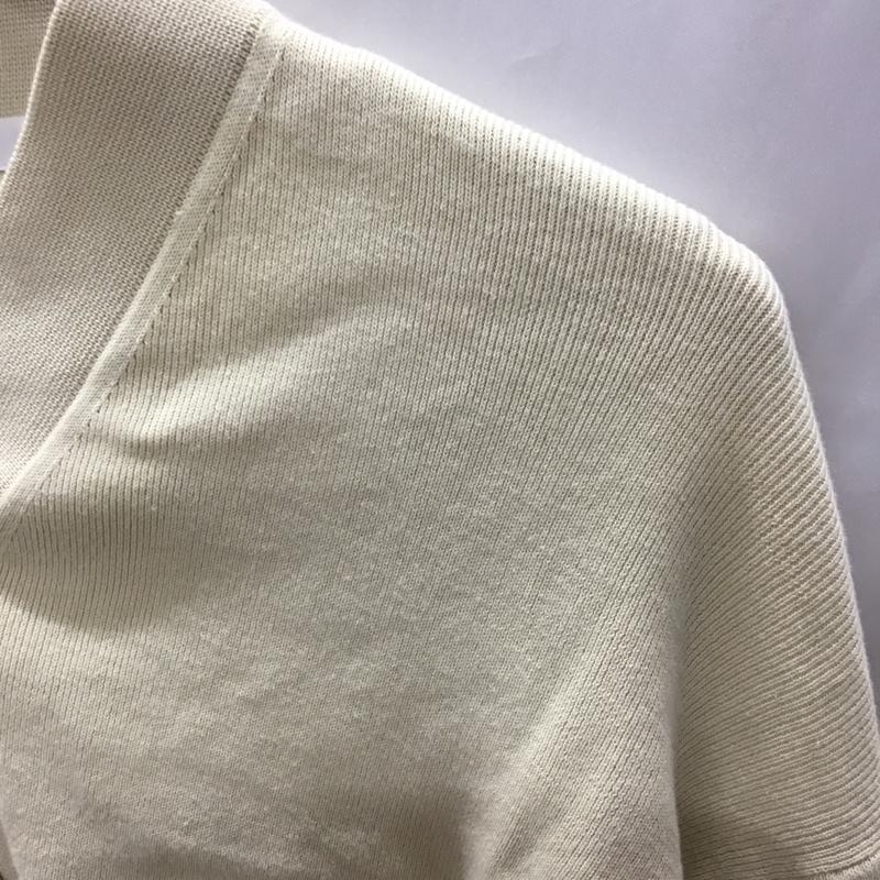 ユニクロ UNIQLO カーディガン 長袖 251-447409 ショートカーディガン 長袖ニットカーディガン 前開カーディガン S 無地 ベージュ / ベージュ / レディース USED 古着 中古 10109996