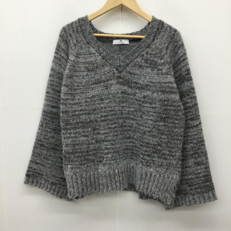 サニーレーベル Sonny Label ニット、セーター 長袖 FREE 灰 / グレー / レディース USED 古着 中古 10137910