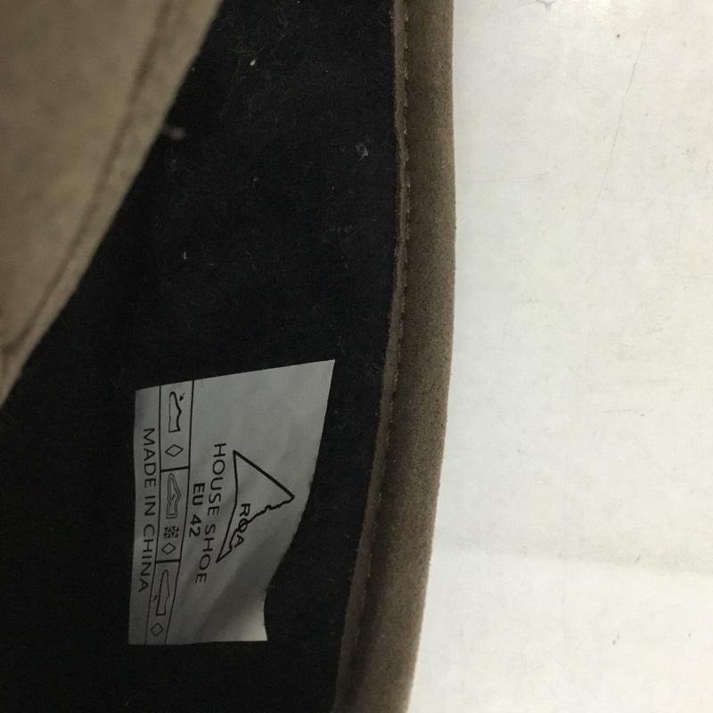 古着 USED スリッポン スリッポン ROA NBUW182FA44 EU42 箱有 ロゴ、文字 茶 / ブラウン / メンズ USED 古着 中古 10129090