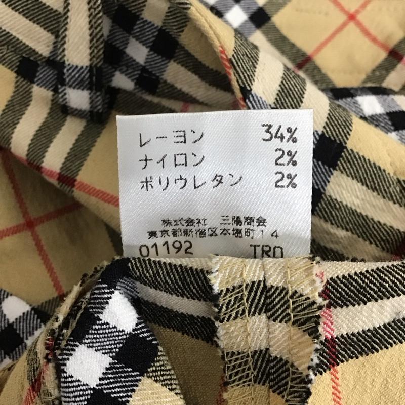バーバリーズ BURBERRYS パンツ スラックス 40 チェック マルチカラー / マルチカラー / レディース USED 古着 中古 10109138