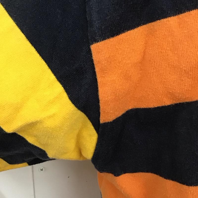 ベイプ BAPE ポロシャツ 半袖 半袖ポロシャツ カラーシャツカットソー 半袖カットソー XL ボーダー柄 マルチカラー / マルチカラー /  メンズ USED 古着 中古 10112084