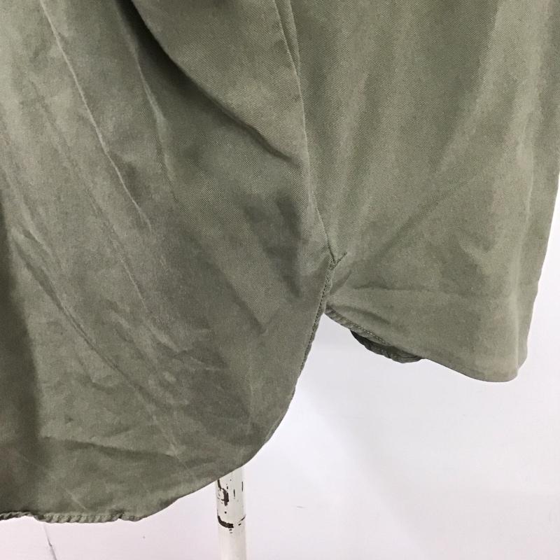 ローリーズファーム LOWRYS FARM シャツ、ブラウス 長袖 FREE 無地 カーキ / カーキ / レディース USED 古着 中古 10110254