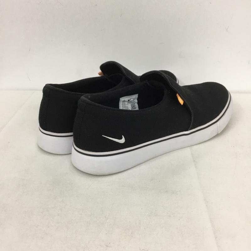 ナイキ NIKE スニーカー スニーカー CD5460-001 コート ロイヤル AC SLP スリッポン 28.5cm 28.5cm 無地 黒 / ブラック / メンズ USED 古着 中古 10139069