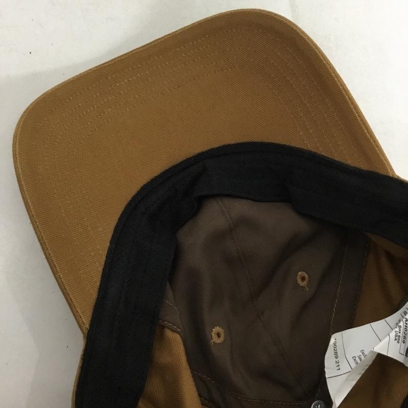 カーハート Carhartt 帽子 キャップ 100289 211 CANVAS CAP ロゴ、文字 茶 / ブラウン / メンズ USED 古着 中古 10149467