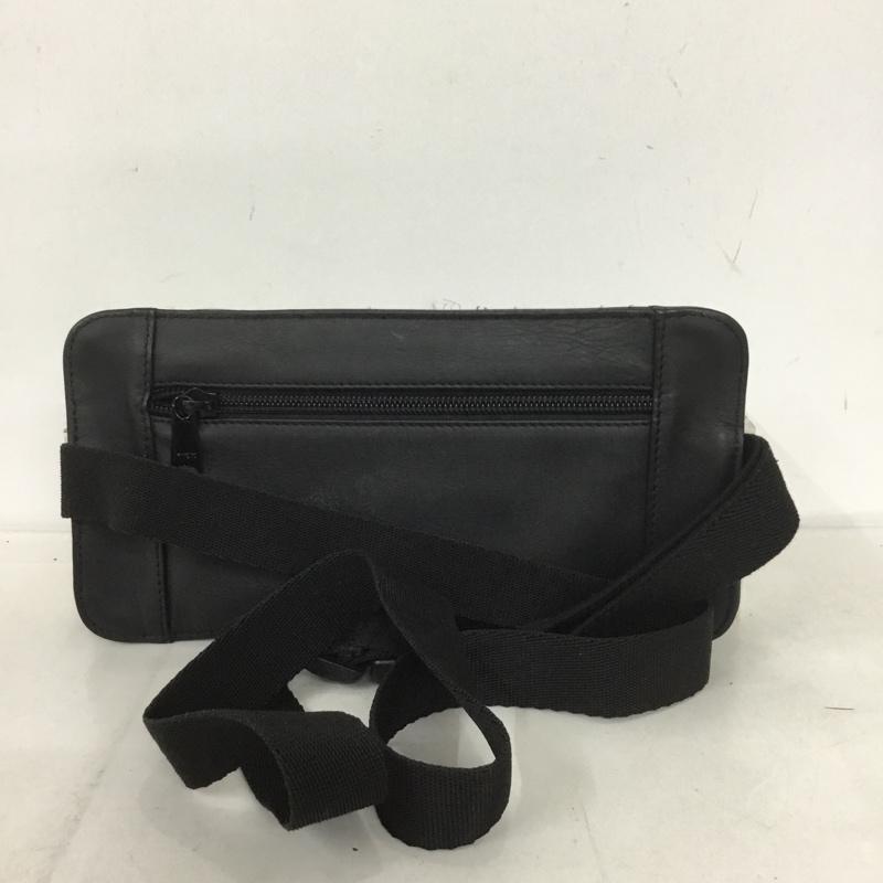 シュプリーム Supreme ウエストバッグ ウエストバッグ 19SS Leather Waist Shoulder Pouch Bag 箱有 ロゴ、文字 黒 / ブラック / メンズ USED 古着 中古 10133917