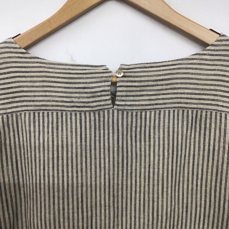 イチ ichi カットソー 長袖 ストライプ マルチカラー / マルチカラー / レディース USED 古着 中古 10139543