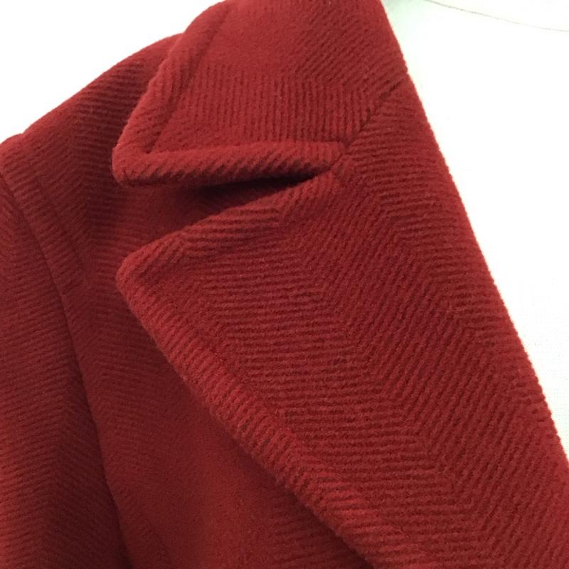 マックスマーラ MaxMara コート コート一般 ロングコート ロングジャケット カラージャケット アウター 90s 42 無地 赤 / レッド / レディース USED 古着 中古 10119476