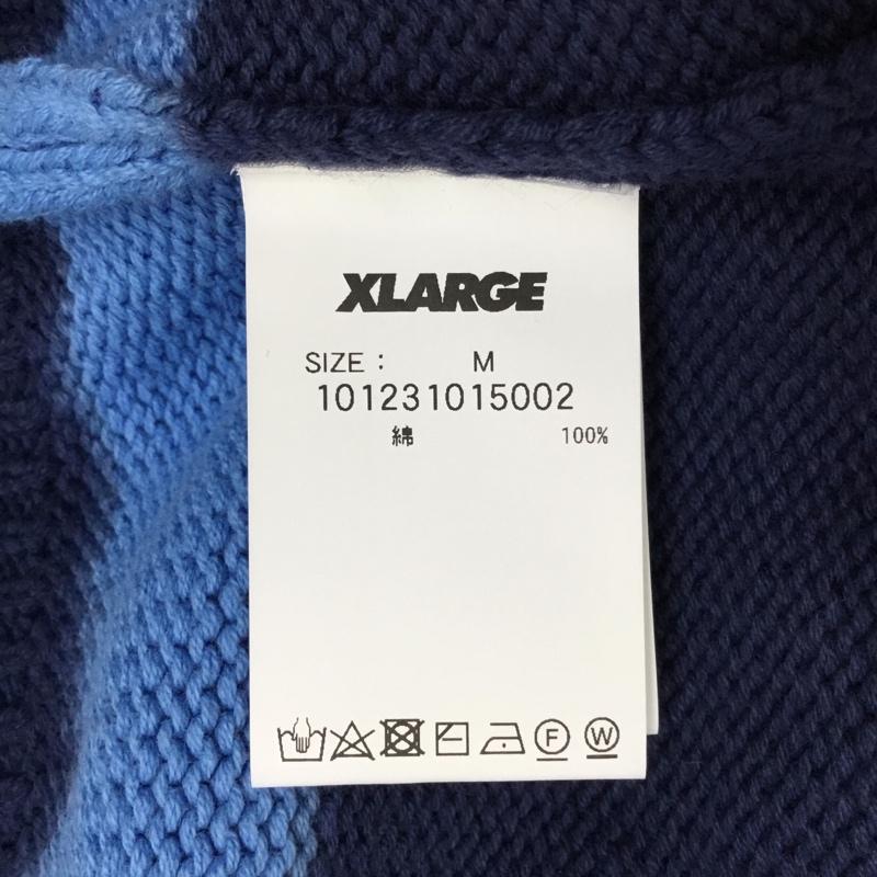 エクストララージ XLARGE ベスト ベスト ニットベスト ノースリーブニット Vネック M ロゴ、文字 マルチカラー / マルチカラー / メンズ USED 古着 中古 10118708