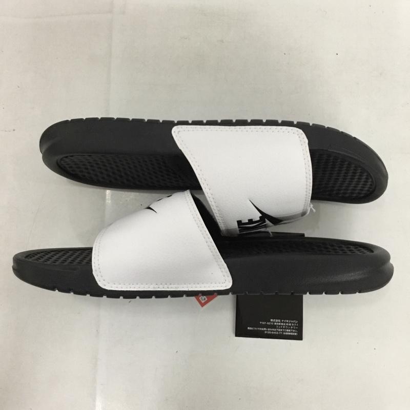ナイキ NIKE サンダル サンダル 343880-100 ベナッシ JDI 26cm 26.0cm ロゴ、文字 白 / ホワイト / X 黒 / ブラック / メンズ USED 古着 中古 10136377