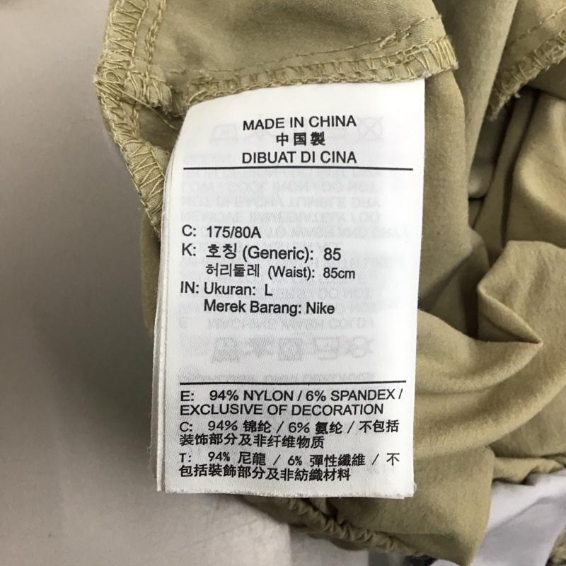 ナイキ NIKE パンツ ワークパンツ、ペインターパンツ cd9229-297 ウーブンパンツ ワイドパンツ スポーツウェア L ロゴ、文字 ベージュ / ベージュ / メンズ USED 古着 中古 10122696
