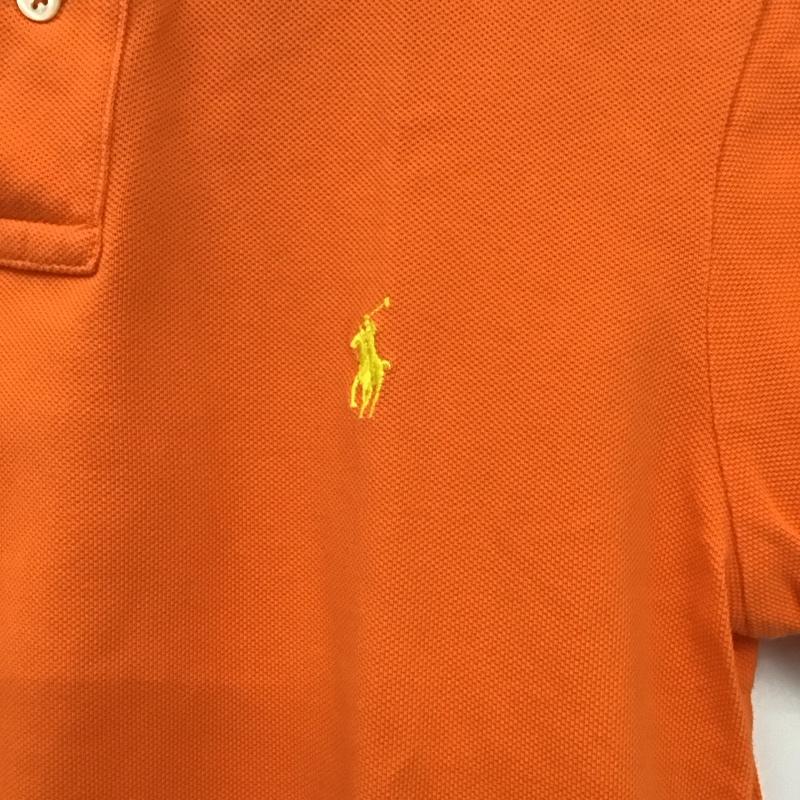 ポロバイラルフローレン Polo by RALPH LAUREN ポロシャツ 半袖 半袖ポロシャツ カラーシャツ 半袖カットソー XS ロゴ、文字 橙 / オレンジ / メンズ USED 古着 中古 10130838