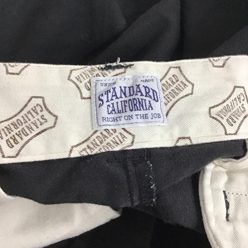 スタンダード カリフォルニア STANDARD CALIFORNIA パンツ チノパン チノパン ワイドパンツ カジュアルパンツ 32インチ 無地 黒 / ブラック / メンズ USED 古着 中古 10130747