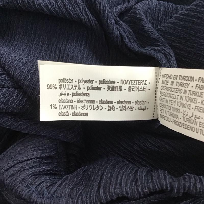 ザラ ZARA パンツ スラックス 150cm 無地 紺 / ネイビー / ガールズ USED 古着 中古 10140357