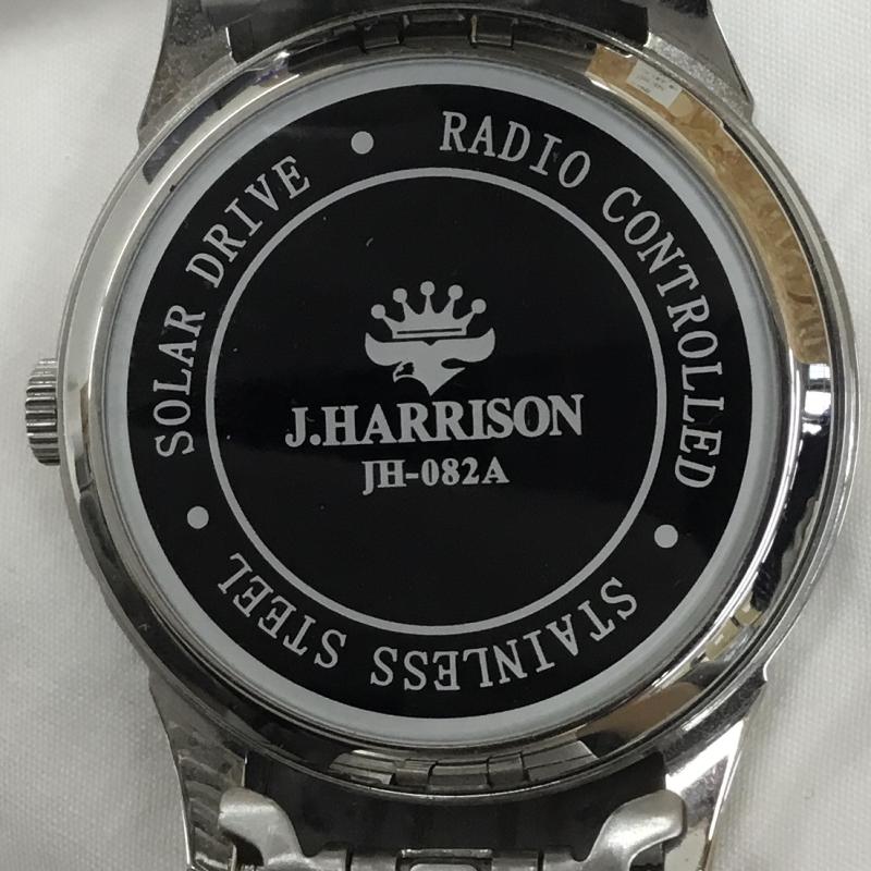 ジョンハリソン J.HARRISON 腕時計 アナログ(自動巻き) JH-082A 日本製ソーラー光発電+電波受信 銀 / シルバー / メンズ USED 古着 中古 10131955