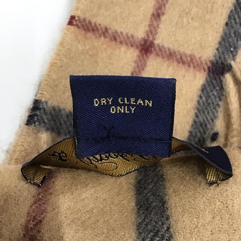 ブルックスブラザーズ BROOKS BROTHERS マフラー マフラー CAMEL HAIR フリンジ チェック キャメル / キャメル / X 紺 / ネイビー / X 赤 / レッド / メンズ USED 古着 中古 10118423