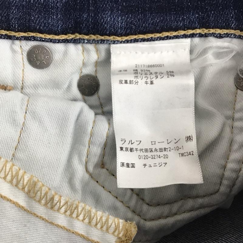 ポロラルフローレン POLO RALPH LAUREN パンツ デニム、ジーンズ 26インチ 無地 インディゴ / インディゴ / レディース USED 古着 中古 10132162