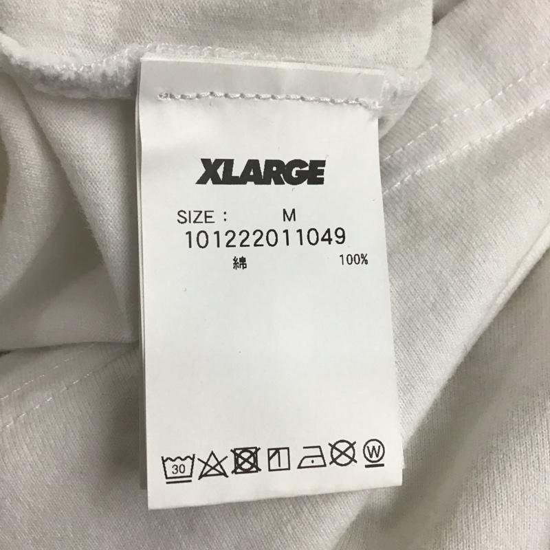 エクストララージ XLARGE Tシャツ 半袖 101222011049 EAGLE LOGO バックプリント クルーネック M ロゴ、文字 白 / ホワイト / メンズ USED 古着 中古 10124967